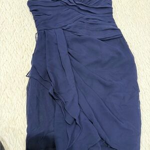 Elegant Navy Blue Dress